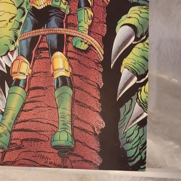 Judge Dredd: Law of Dredd #7 (1990) Quality Comics, Dinosaur, I am the Law - Picture 5 of 14